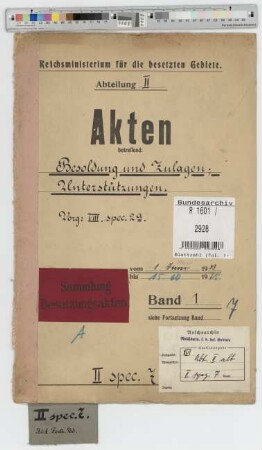 Besoldung und Zulagen; Unterstützungen