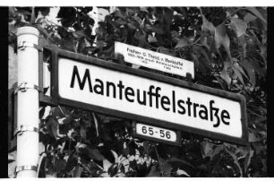 Kleinbildnegativ: Manteuffelstraße