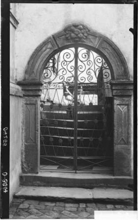 Buchen Rathaus - Nebengebäude Portal