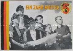 Illustrierte Propagandaschrift zum ersten Fünfjahrplans mit Rückschau auf Ergebnisse 1951 in Mecklenburg
