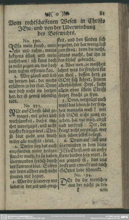Vom rechtschaffenen Wesen in Christo Jesu, und von der Uberwindung des Bösewichts