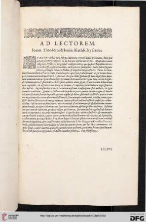 Ad lectorem