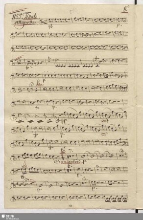 1155. Finale: mia bella Ernestina / Salieri, A.
