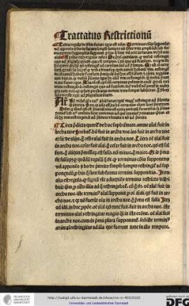 Argumentum: non videtur gratia cuius verbum futuri temporis magis restringat ad presentia quam preterita...