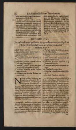 Decisio CVI.