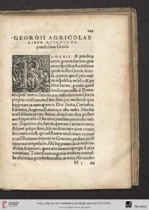 Liber quintus de ponderibus Græcis