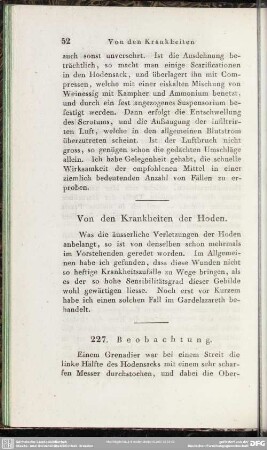 Von den Krankheiten der Hoden