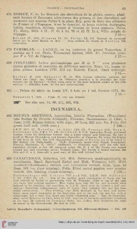 Incunabula (No. 482 - 488)
