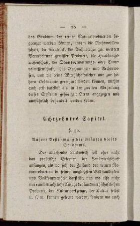 Achtzehntes Capitel.