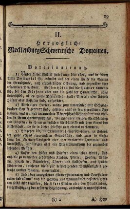 II. Herzoglich-MecklenburgSchwerinsche Domainen