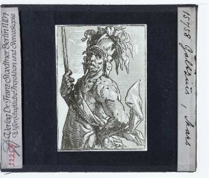 Goltzius, Mars (Druck, Holzschnitt)