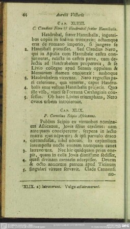 Cap. XLVIII. C. Claudius Nero & Hasdrubal frater Hannibalis