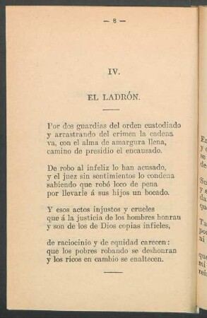 IV. - El ladrón.