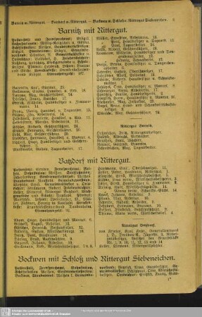 Barnitz mit Rittergut