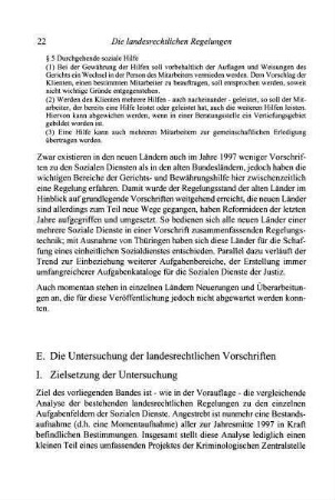 22-23, I. Zielsetzung der Untersuchung