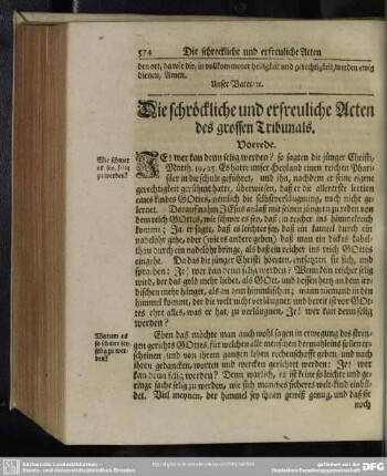 Die schröckliche und erfreuliche Acten des grossen Tribunals