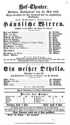 Häusliche Wirren