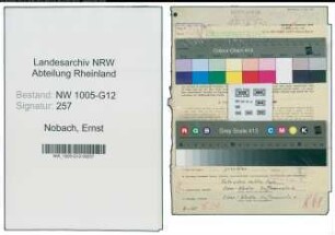 Entnazifizierung Ernst Nobach , geb. 03.02.1913 (Monteur)