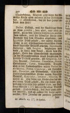 342-345, Neubekehrter. Warum geht dann die Roemische ...