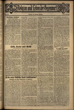 Vierte Ausgabe vom Samstag, den 12. Oktober 1935.