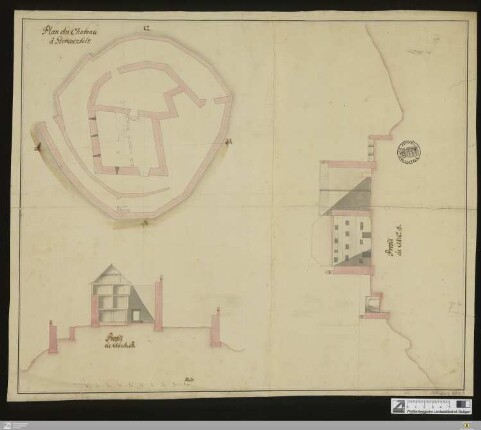 Plan du Chateau à Sternnenfels