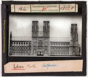 Laon: Kathedrale, Aufriss