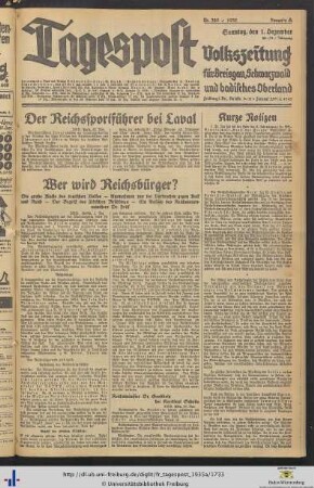 Nr. 325-353 (Dezember 1935)