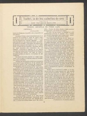 Isabel, la de los cabellos de oro : Novela. Capítulo I - (Continuación)