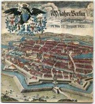 Programm zur 700-Jahrfeier Berlins 1937