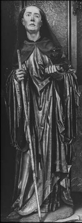 Blaubeuren, Hl. Benedikt, Mittelschrein des Hochaltars, ehem. Benediktiner-Klosterkirche; Erhart, Michel