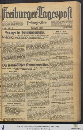 Nr. 102-124 (Mai 1932)