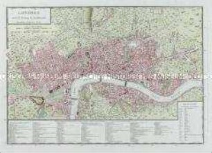 Londres avec le Bourg de Southwark