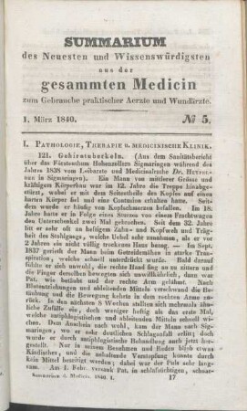 1. März 1840. No. 5.