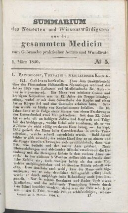1. März 1840. No. 5.