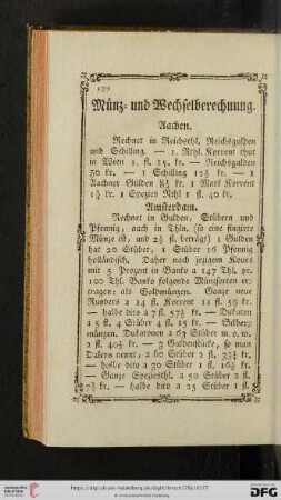 Münz-und Wechselberechnung