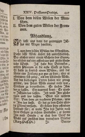 497-507, ... von dem bösen Willen der Menschen ...