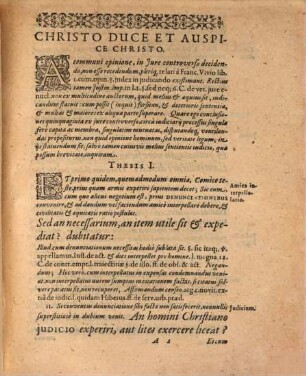 Conclusionum ex ordinis iudiciarii singulis fere capitibus ac membris quae controversiam suscipiunt, singulatim & brevibus delibatarum, semicenturia