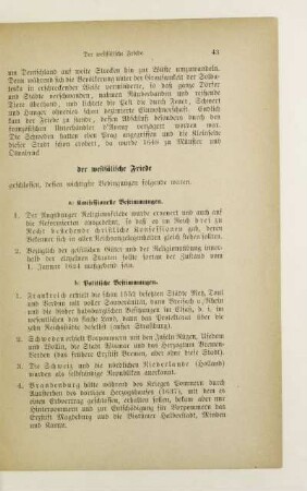 Der westfälische Friede