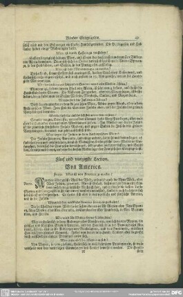 Fünf und vierzigste Lection. Von America
