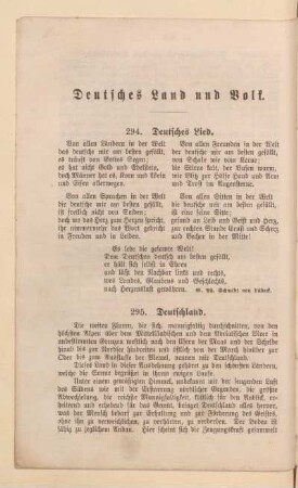 Deutsches Land und Volk
