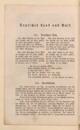 Deutsches Land und Volk