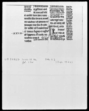 Glossa ordinaria in Jeremiam et Threnos — Initiale H(ec), Folio 52verso