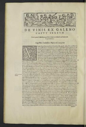 De vinis ex Galeno caput sextum