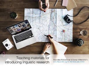 Teaching materials for introducing linguistic research