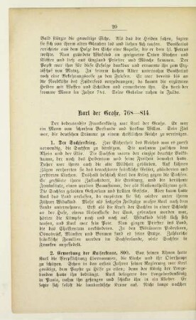 Karl der Große, 768-814