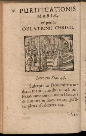 Purificationis Mariæ, vel potius Oblationis Christi.