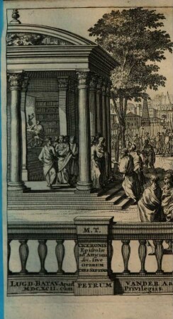 Marci Tullii Ciceronis Opera Quae Extant Omnia : ex Mss. codicibus emendata, Pars Septima. M. T. Ciceronis Epistolae ad Atticum &c.