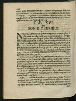 Cap. XVI. De Bonis Operibus