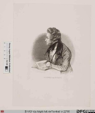 Bildnis Alfred comte de Vigny