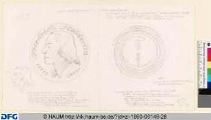 Entwurf für eine Hölderlin-Medaille